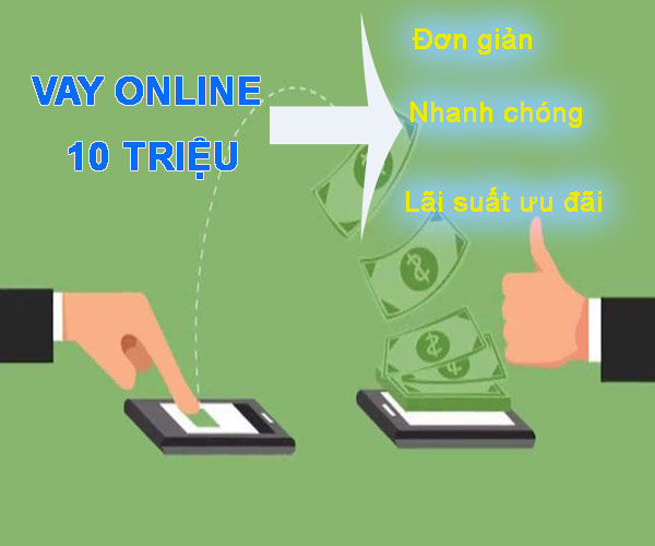 Vay tiền 10 triệu Online dễ dàng, nhanh chóng và tiện lợi