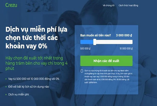 Vay tiền nhanh tại Biên Hòa chỉ cần CMND trên App Crezu